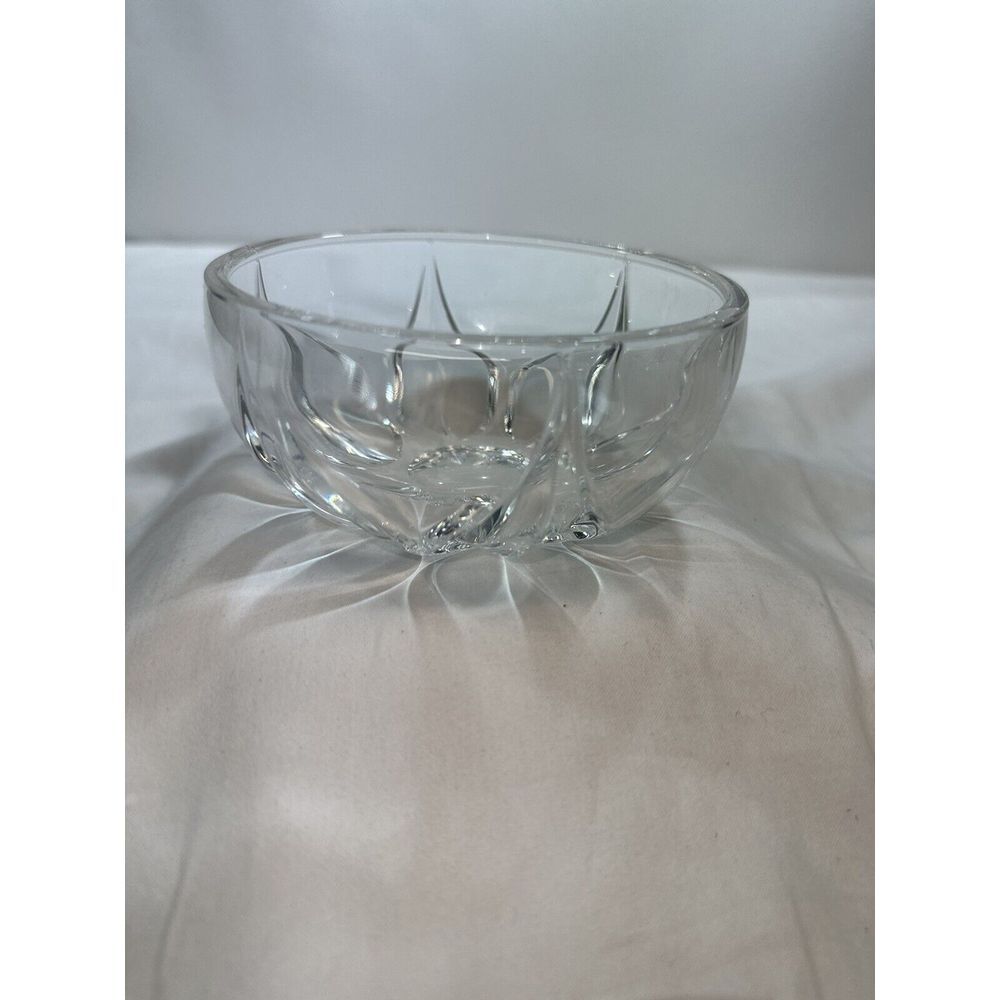Nachtmann Crystal Bowl Lotus Flower Krocus Excellent Condition Free‎ Shipping